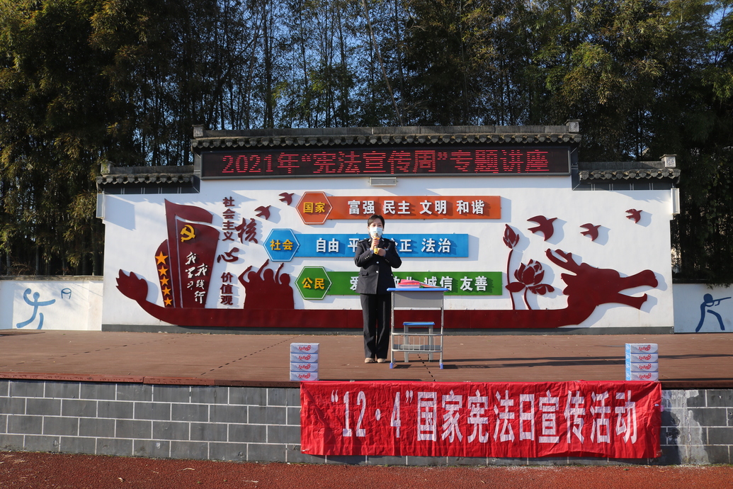 奕棋鎮：“憲法”入校園，爭做好少年