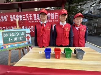 小禮品帶動大文明，阜上社區(qū)垃圾分類在進行