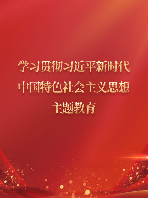 學習貫徹習近平新時代中國特色社會主義思想主題教育