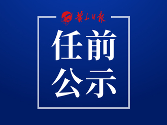 徽州區(qū)干部任前公示公告