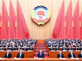 全國政協十四屆三次會議閉幕 習近平李強蔡奇丁薛祥李希韓正出席 王滬寧發表講話