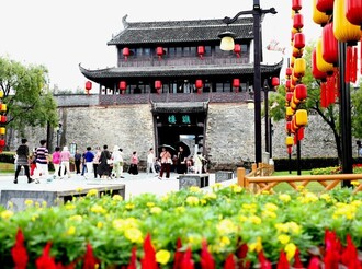 歙縣：靚麗鮮花迎國慶